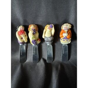 Boston Warehouse 4 PC Spreader Set - EUC PARTY GIRLS THEME